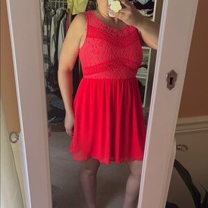 Mossimo Supply Co Red Halter Sundress for Weddings